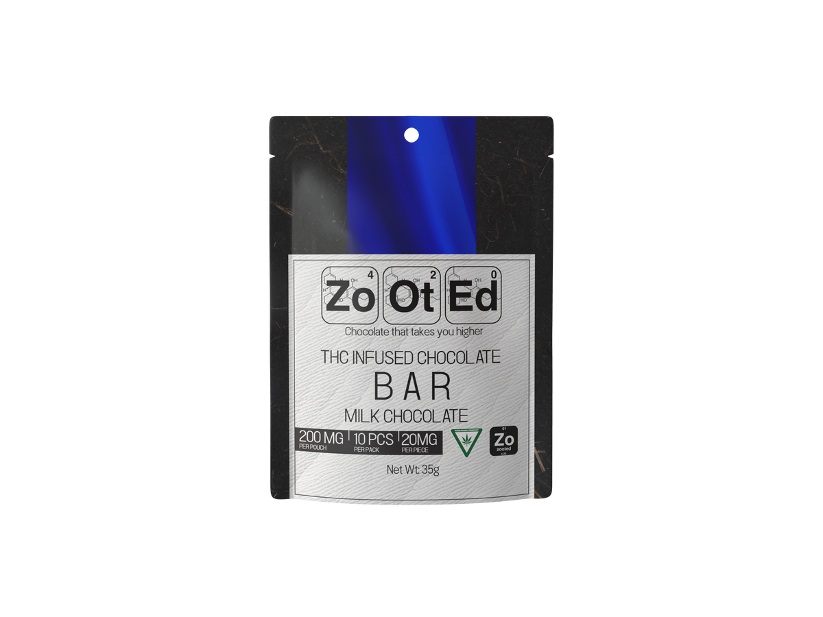 Milk Chocolate Bar - THC Infused Chocolate Bar