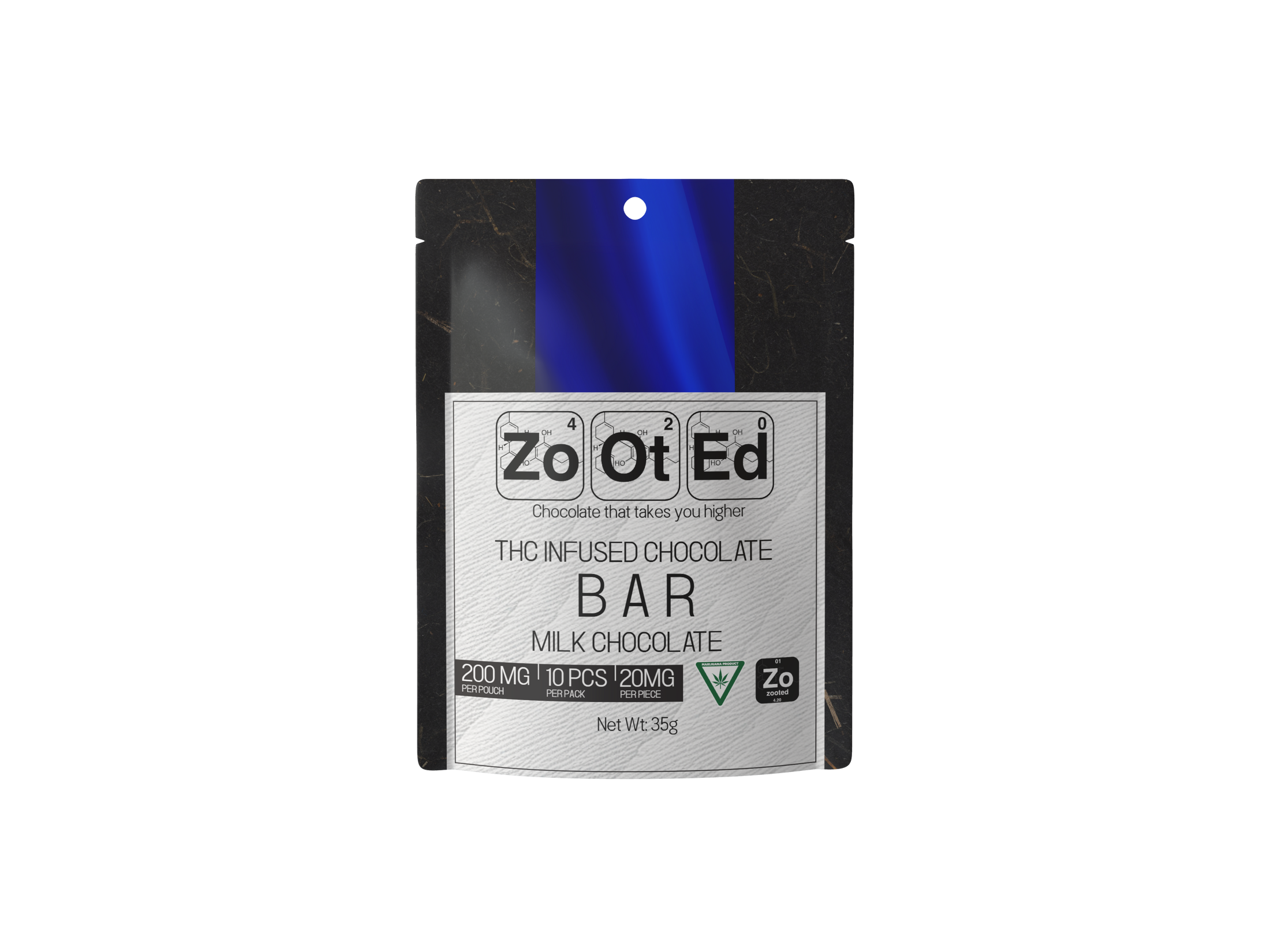 Milk Chocolate Bar - THC Infused Chocolate Bar