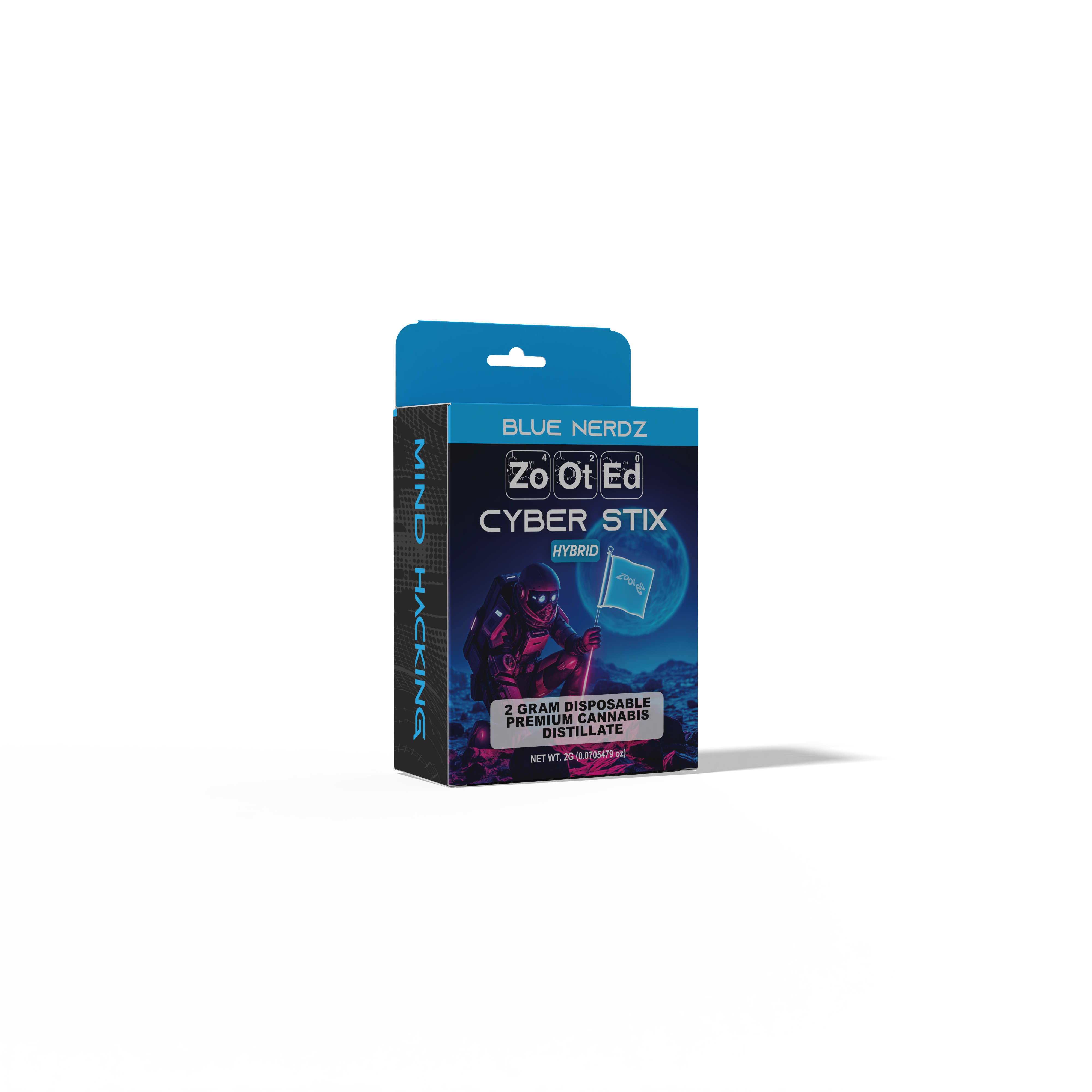 Blue Nerdz Cyber Stick - 2G Live Resin Disposable Vape Zooted Brandz Blue Nerdz Cyber Stick - 2G Live Resin Disposable Vape Zooted Brandz