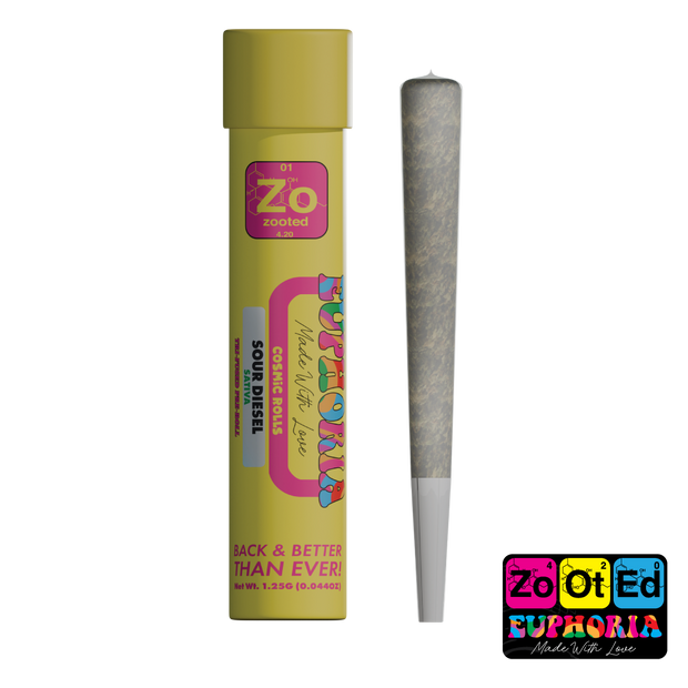 Sour Diesel Cosmic Pre-Roll - 1.25G Premium Triple Infused Pre-Roll
