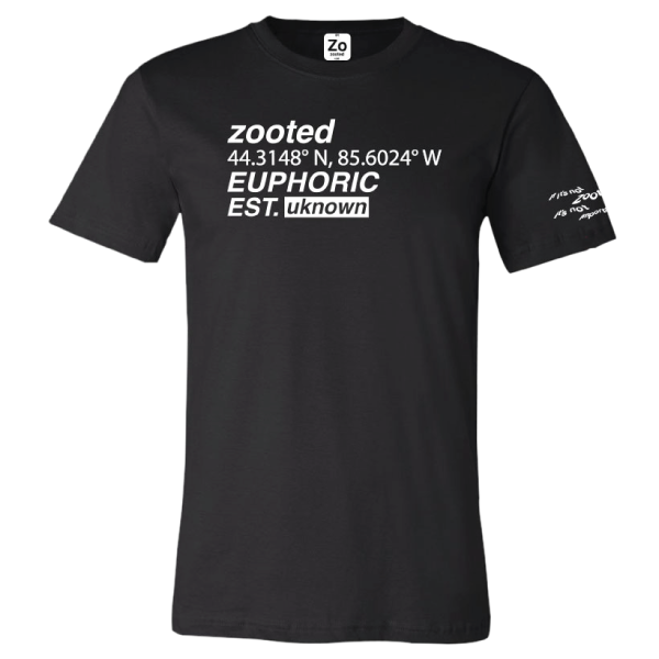 Zooted Euphoric Black Unisex Shirt