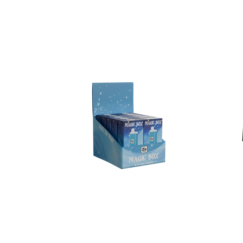 Zooted Brandz - Magic Box Concealed 510 Battery - Light Blue - (1 Count Or 10 Count Display)-Vaporizers, E-Cigs, and Batteries