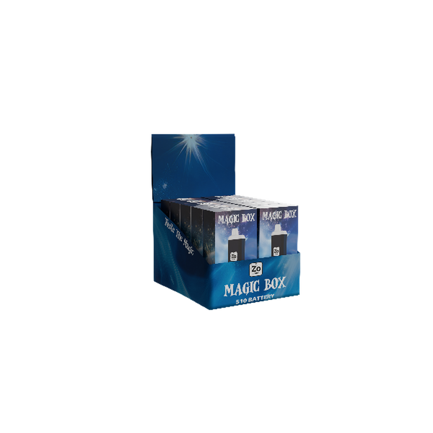 Zooted Brandz - Magic Box Concealed 510 Battery - Dark Blue - (1 Count Or 10 Count Display)-Vaporizers, E-Cigs, and Batteries