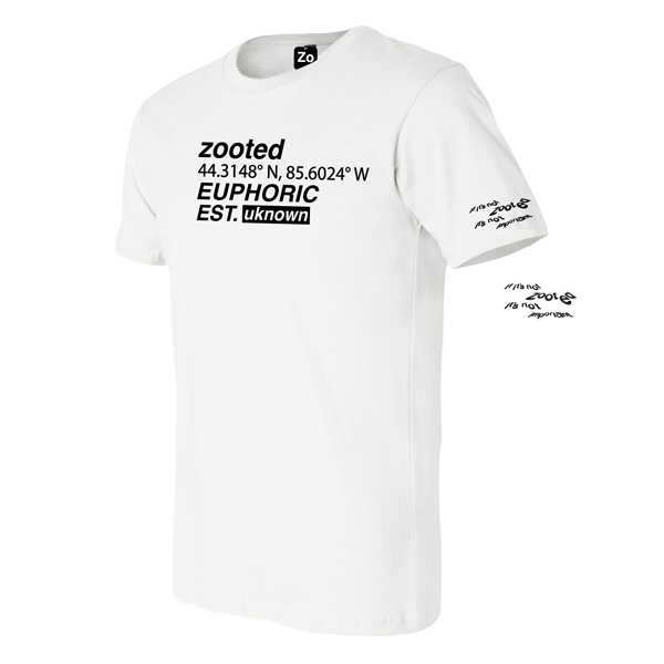 Zooted Euphoric White Unisex Shirt