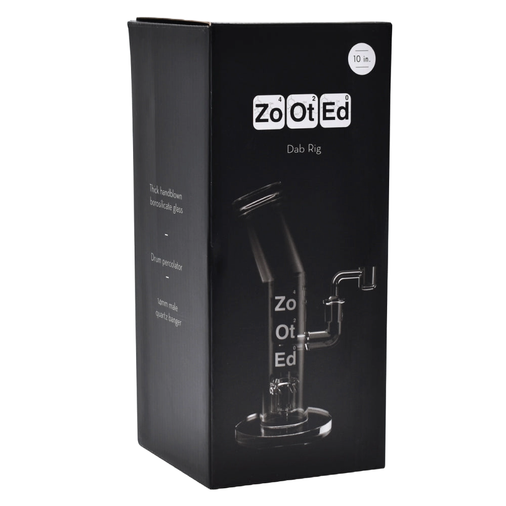 Zooted 10" Bent Tube Rig - (1 Count)