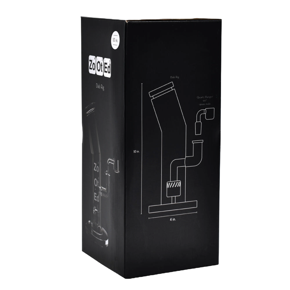 Zooted 10" Bent Tube Rig - (1 Count)