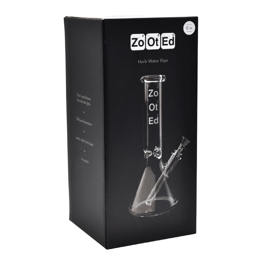Zooted 12" Beaker Water Pipe - (1 Count)