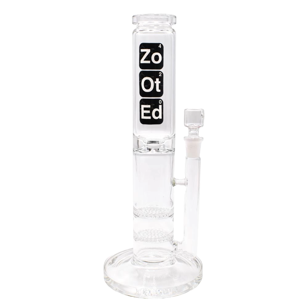 Zooted 12" Honeycomb Tube Water Pipe - (1 Count)