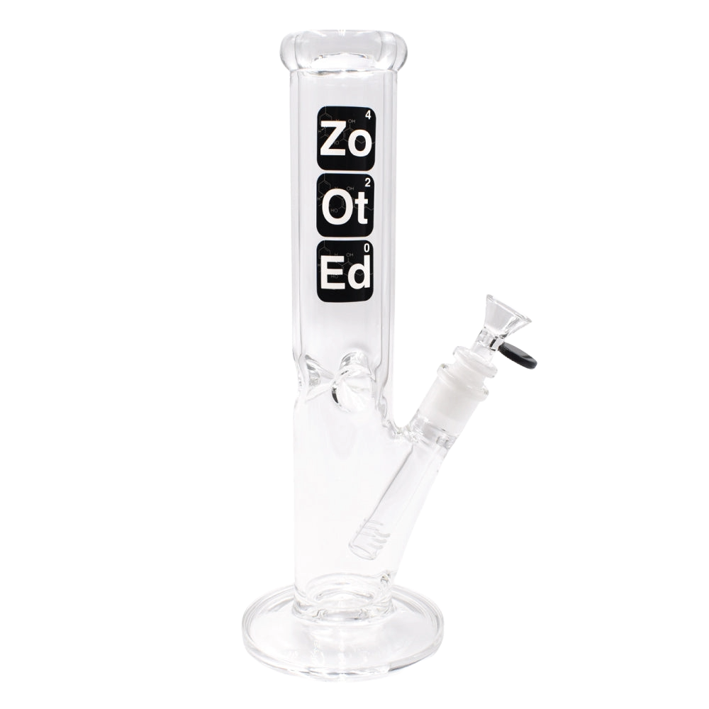 Zooted 12" Straight Tube Water Pipe - (1 Count)