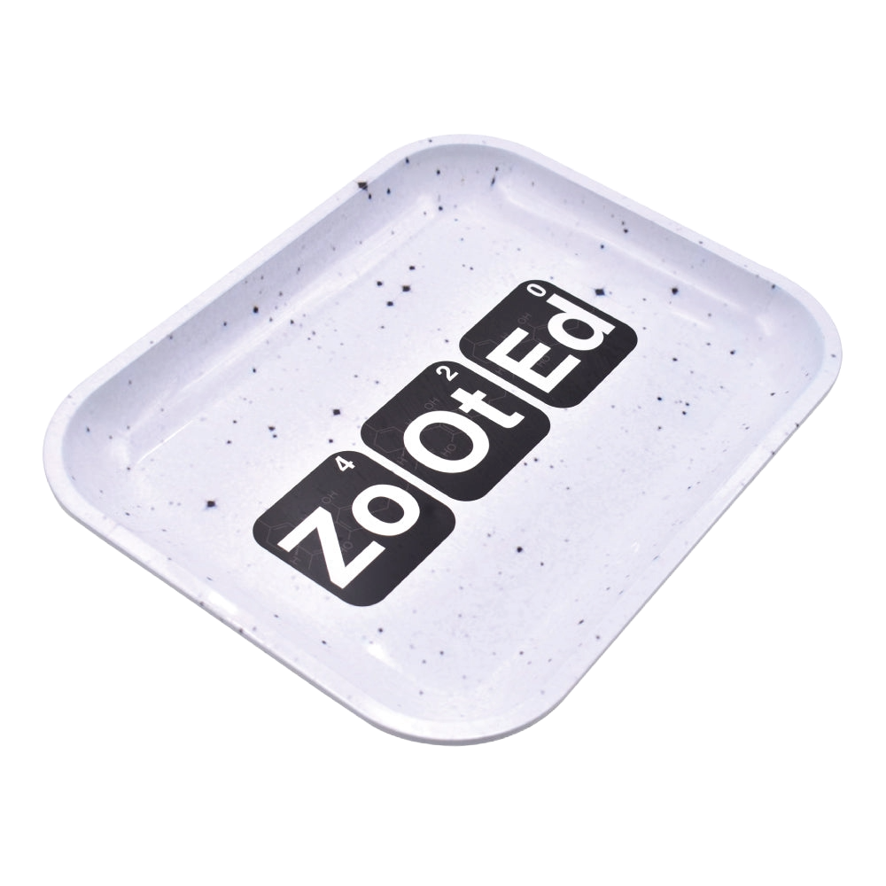 Zooted Large Rolling Tray - Black or White - (1 Count)