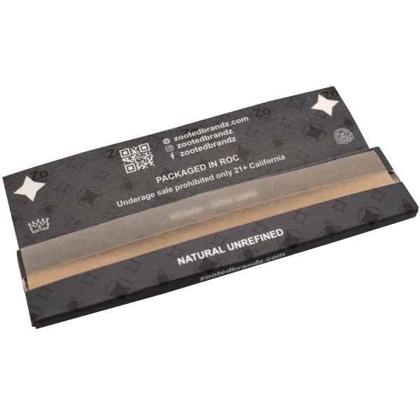 Zooted Premium King Size Natural Rolling PaperZ