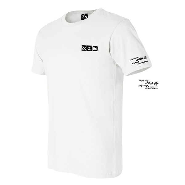 Zooted Logo White Unisex Shirt