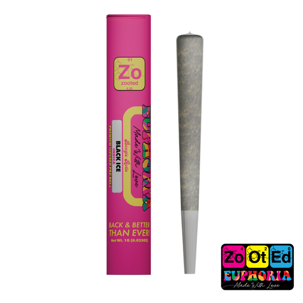Black Ice Boogie Roll Pre-Roll - 1G Premium Pre-Roll