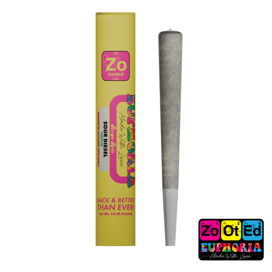 Sour Diesel Boogie Roll Pre-Roll - 1G Premium Pre-Roll