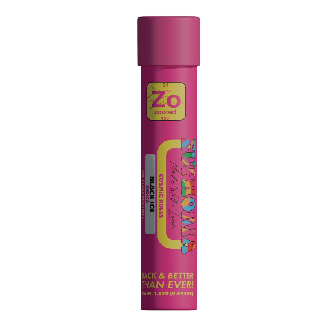 Black Ice Cosmic Pre-Roll - 1.25G Premium Triple Infused Pre-Roll