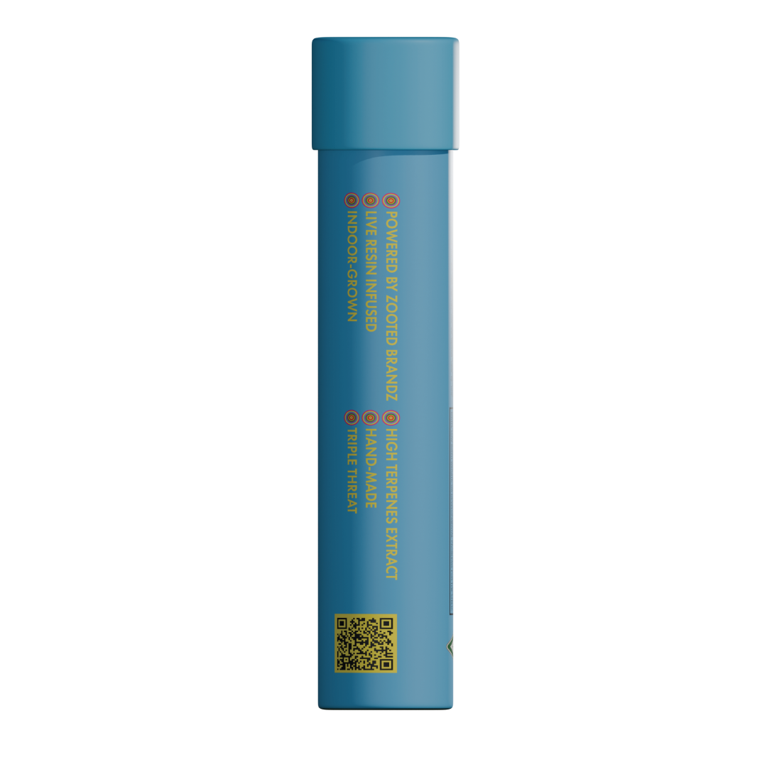 Blue Nerdz Cosmic Pre-Roll - 1.25G Premium Triple Infused Pre-Roll