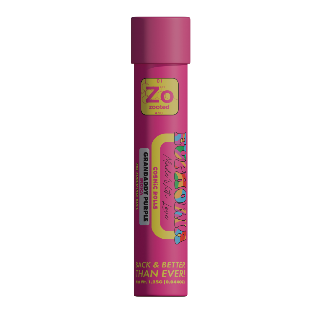 Granddaddy Purple Cosmic Pre-Roll - 1.25G Premium Triple Infused Pre-Roll