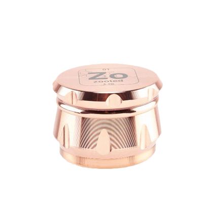 Zooted 4-Piece Herb Grinder - Rose Gold