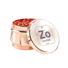 Load image into Gallery viewer, Zooted 4-Piece Herb Grinder - Rose Gold
