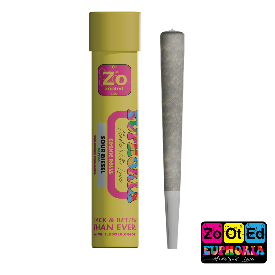 Sour Diesel Cosmic Pre-Roll - 1.25G Premium Triple Infused Pre-Roll