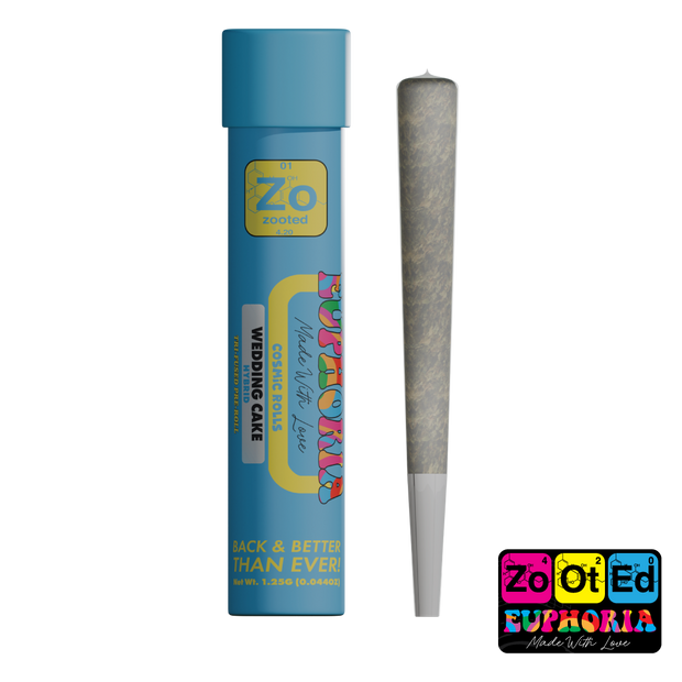 Wedding Cake Cosmic Pre-Roll - 1.25G Premium Triple Infused Pre-Roll