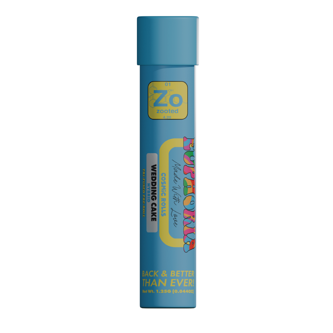 Wedding Cake Cosmic Pre-Roll - 1.25G Premium Triple Infused Pre-Roll