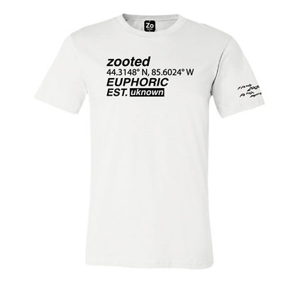 Zooted Euphoric White Unisex Shirt