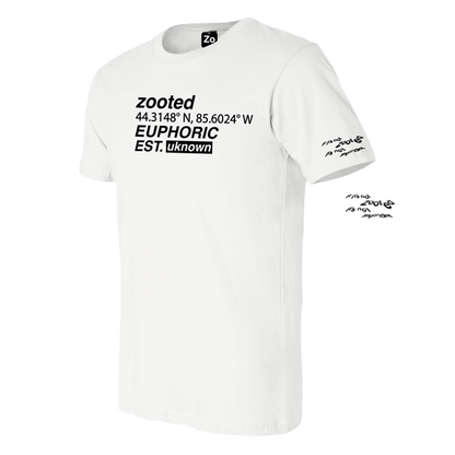 Zooted Euphoric White Unisex Shirt