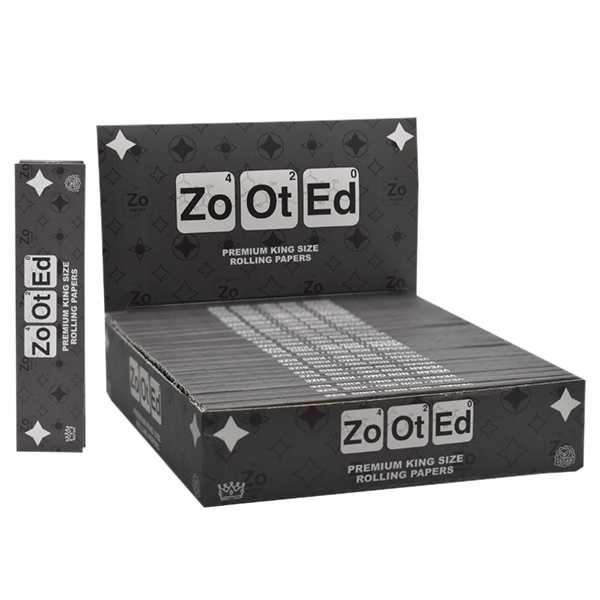 Zoute Paper Zooted Premium King Size Natural marijuana weed Rolling Papers - Zooted ...