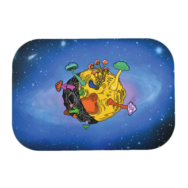 Zooted Shroomy Planet Artistic Rolling Tray