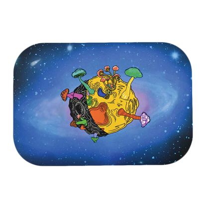 Zooted Shroomy Planet Artistic Rolling Tray