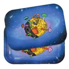 Load image into Gallery viewer, Zooted Shroomy Planet Artistic Rolling Tray
