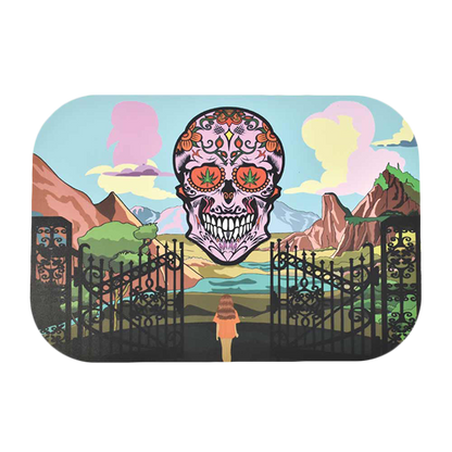 Zooted Land Skully Artistic Rolling Tray