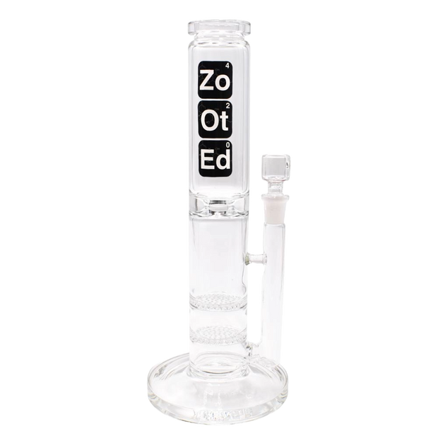 Zooted 12" Honeycomb Tube Water Pipe - (1 Count)