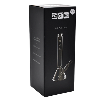 Zooted 12" Slim Beaker Water Pipe - (1 Count)
