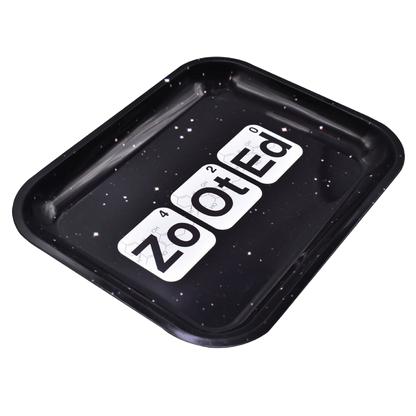 Zooted Large Rolling Tray - Black or White - (1 Count)
