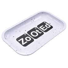 Load image into Gallery viewer, Zooted Medium Rolling Tray - Black or White - (1 Count)
