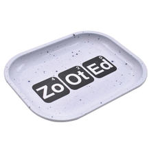 Load image into Gallery viewer, Zooted Small Rolling Tray - Black or White - (1 Count)

