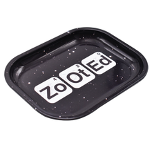 Load image into Gallery viewer, Zooted Small Rolling Tray - Black or White - (1 Count)
