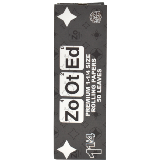 Zooted Premium  1-1/4 Rolling PaperZ - Natural