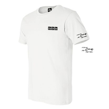 Zooted Logo White Unisex Shirt