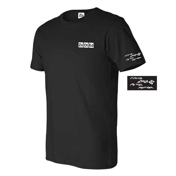 Zooted Logo Black Unisex Shirt